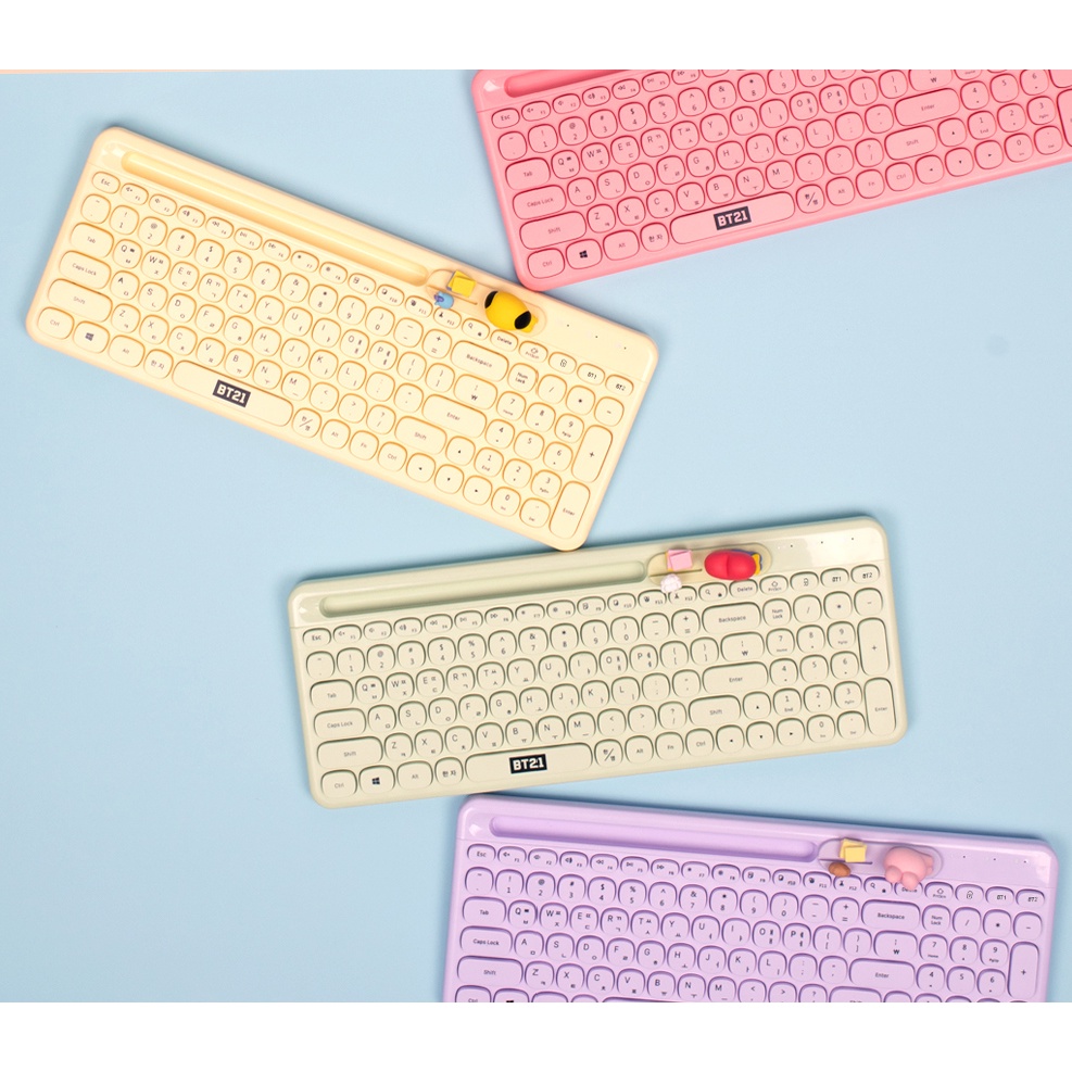 BÀN PHÍM BT21 BABY MULTI PAIRING KEYBOARD KHÔNG DÂY Beens Company