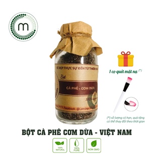 Bột mặt nạ tẩy tế bào chết bột cà phê dừa chai 100 và 200ml
