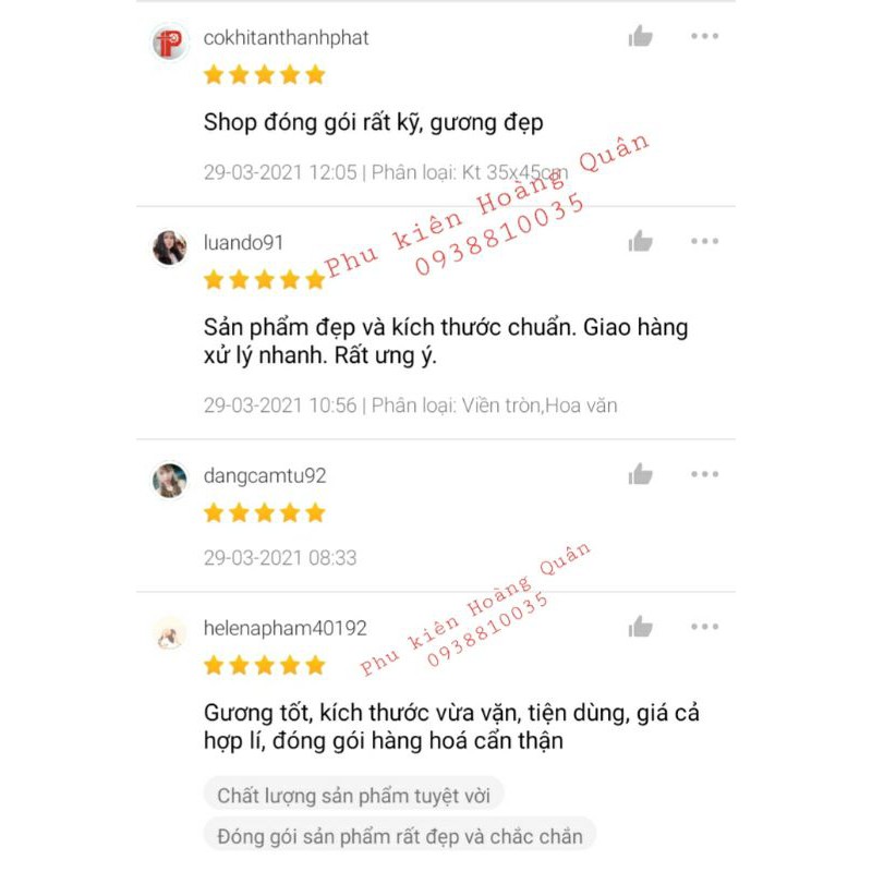 GƯƠNG SOI TREO TƯỜNG HÌNH VƯƠNG MIỆN 328