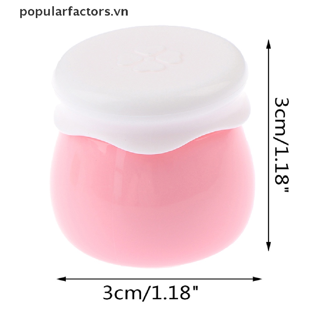 Hộp Rỗng 10G Bằng Nhựa Dùng Đựng Mỹ Phẩm / Son Dưỡng Tiện Dụng