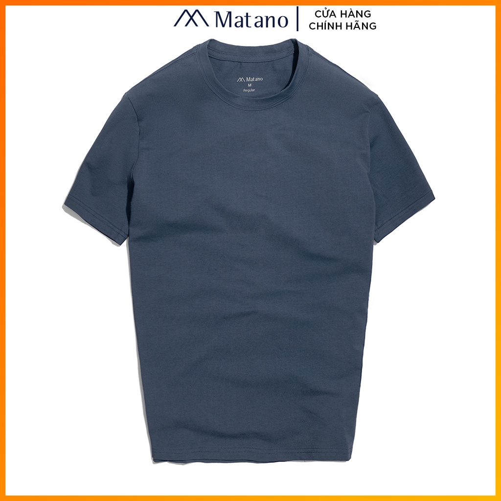 Áo thun nam cổ tròn trơn MATANO 042 - Áo phông nam ngắn tay đơn giản dễ mặc vải cotton 4 chiều đẹp giá rẻ | BigBuy360 - bigbuy360.vn