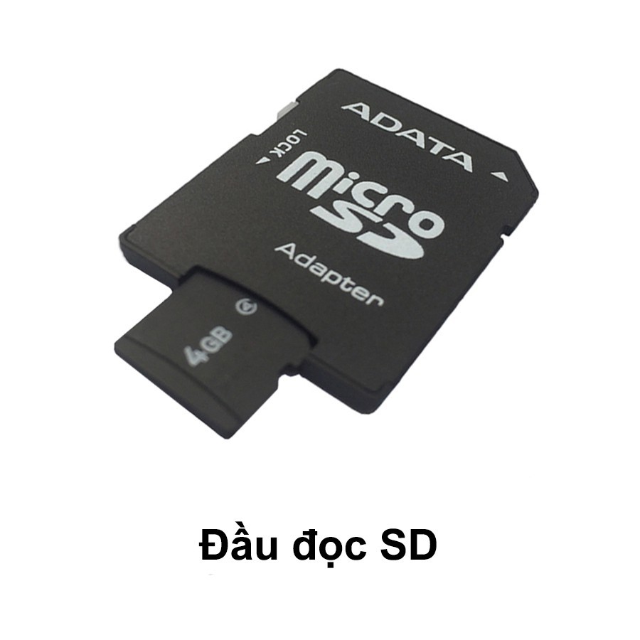 KỊCH SÀN  Thẻ nhớ 4Gb micro SDHC  tặng đầu đọc thẻ nhớ micro ( ngẫu nhiên ) - Bảo hành 1 năm