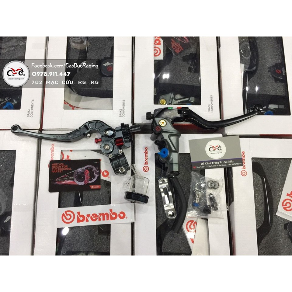 COMBO CÙM TAY THẮNG VÀ TAY CÔN BREMBO CRG GP SUPER F1