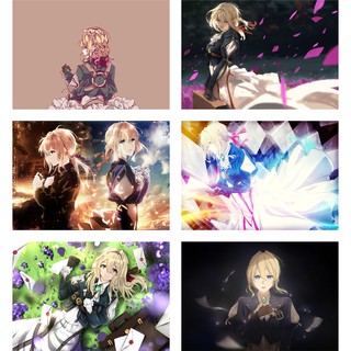 Set 6 Tấm Poster Áp Phích Anime Violet Evergarden - Búp Bê Ký Ức By AnimeX