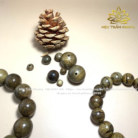 Hạt (Lẻ) Trầm Hương Tự Nhiên Dùng Mix Vòng Tay Đủ Size Hạt 6li 7li 8li 10li 12li 14li | MTH JEWELRY