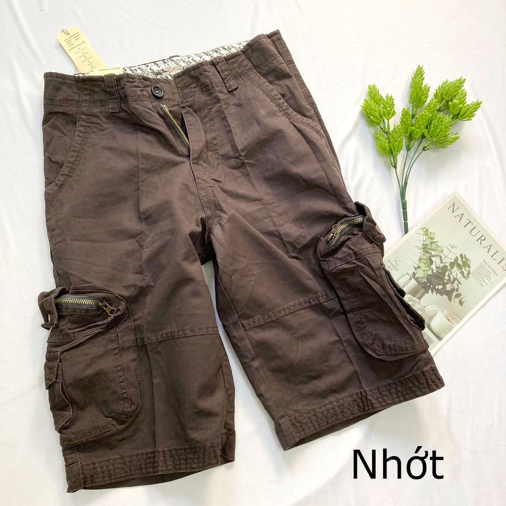 Quần kaki lửng túi hộp cho nam 63kg-80kg - Chất kaki dày hàng Tốt - QN96