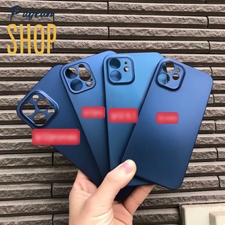 Ốp lưng siêu mỏng mầu XANH NAVY BLUE HOT HIT cho iPhone 12Mini(5.4)/12(6.1)/12Pro(6.1)/12ProMax(6.7)