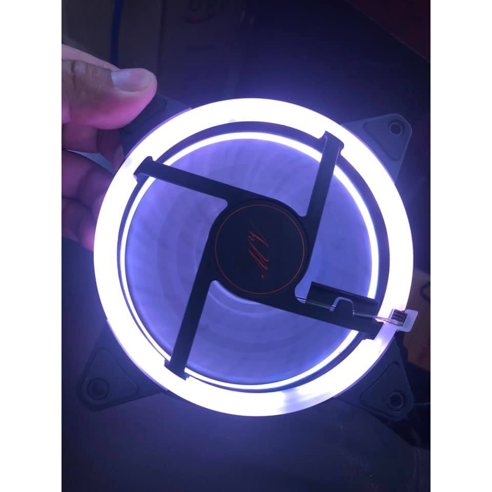 Fan led RGB 12cm dùng gắn thùng pc