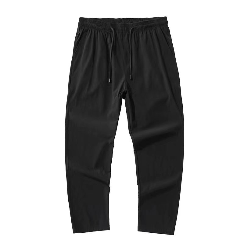 Quần Nam 4 Màu M-4XL Màu Trơn Quần Thẳng Ice Silk Quần Mùa Xuân Nam Quần Dài Phong Cách Hồng Kông Hợp Thời Trang Nam Quần Phù Hợp Với Quần Rời Hợp Thời Trang Quần Thể Thao ins
