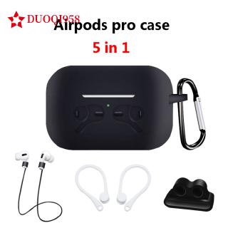 Bộ 5 dụng cụ bảo vệ toàn diện ho tai nghe Airpods Pro chống mất tiện dụng