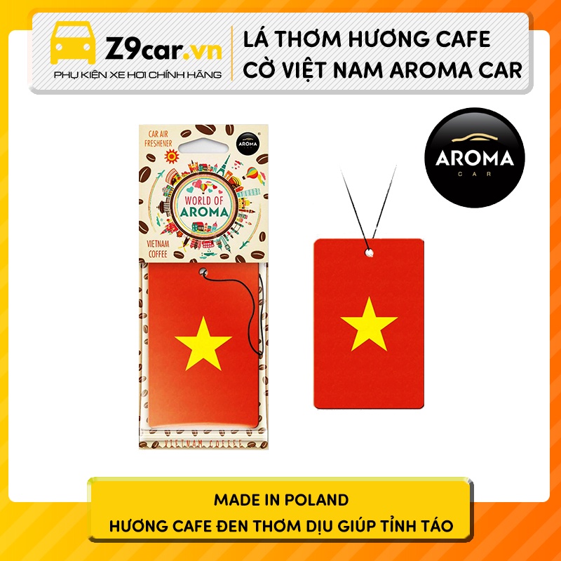 Lá thơm cờ Việt Nam Aroma hương cafe đen thơm dịu chính hãng Made in Poland