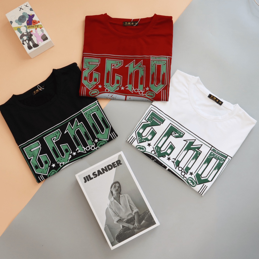 (FREE SHIP) ÁO THUN NAM CỔ TRÒN HỌA TIÊT TÊ GIÁC ECKOM ĐẸP MÀU SẮC TƯƠI SÁNG CHẤT THUN COTTON CAO CẤP VLTN SHOP