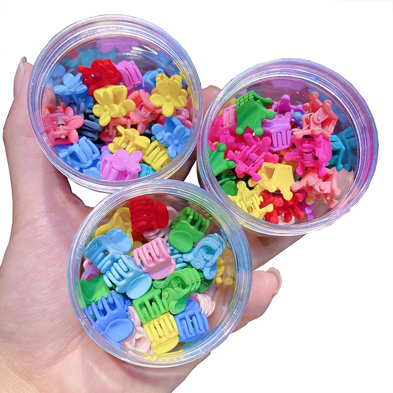 Set Kẹp Tóc Hình Hoa Mini Dễ Thương Xinh Xắn Phong Cách Hàn Quốc