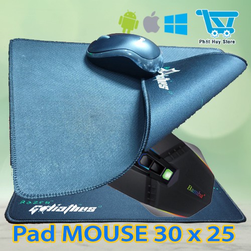 Bộ Di Chuột Mouse Pad Razer (may viền)
