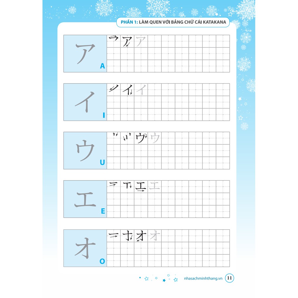 Sách - Tự học chữ KATAKANA (Nihongo Kyoukasho)