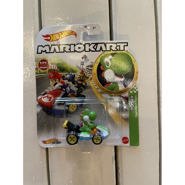 Xe mô hình đồ chơi Hotwheels 1:64 - MARIO KART - Yoshi (Standard Kart)