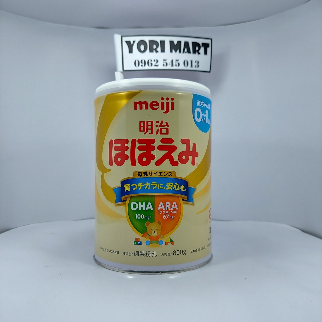 Sữa Meiji lon 800g/hộp nội địa Nhật (date thg4-2023)