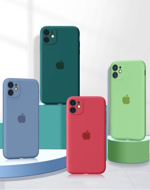 Ốp lưng chống bẩn full viền, CÓ BẢO VỆ CAMERA cho iPhone từ iPhone X đến iPhone 11pro Max rất nhiều màu HÀNG ĐẸP GIÁ SỈ.