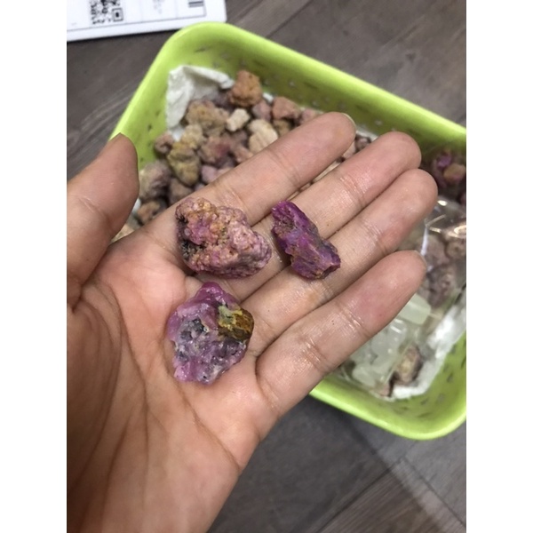 50-100g đá thanh tẩy Ruby