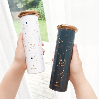Personality Star Insulation Cup 304 men's and women's stainless steel water cup Creative student portable minimalist ins trend cup