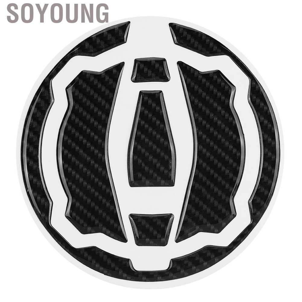 Miếng dán trang trí nắp bình xăng xe mô tô bằng sợi carbon cho KAWASAKI Z900 Z650 17-18