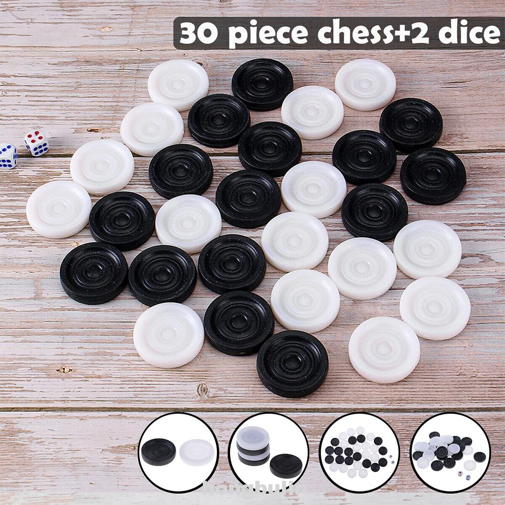 32pcs 22mm Double Land Backgammon Learning Portable Travel Kids Camping Chess Set | BigBuy360 - bigbuy360.vn