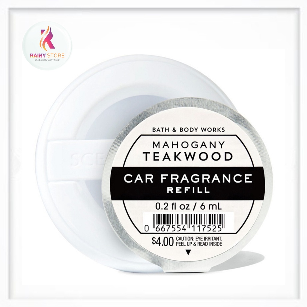 Tinh dầu thơm xe hơi Bath &amp; Body Works Mahogany Teakwood 6ml
