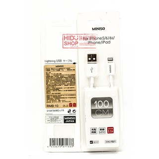 Cáp sạc iPhone 5/5S, 6/6S dài 1m