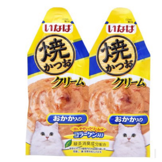 Súp thưởng ciao Inaba Kin no Dashi Cream cho mèo 30gr