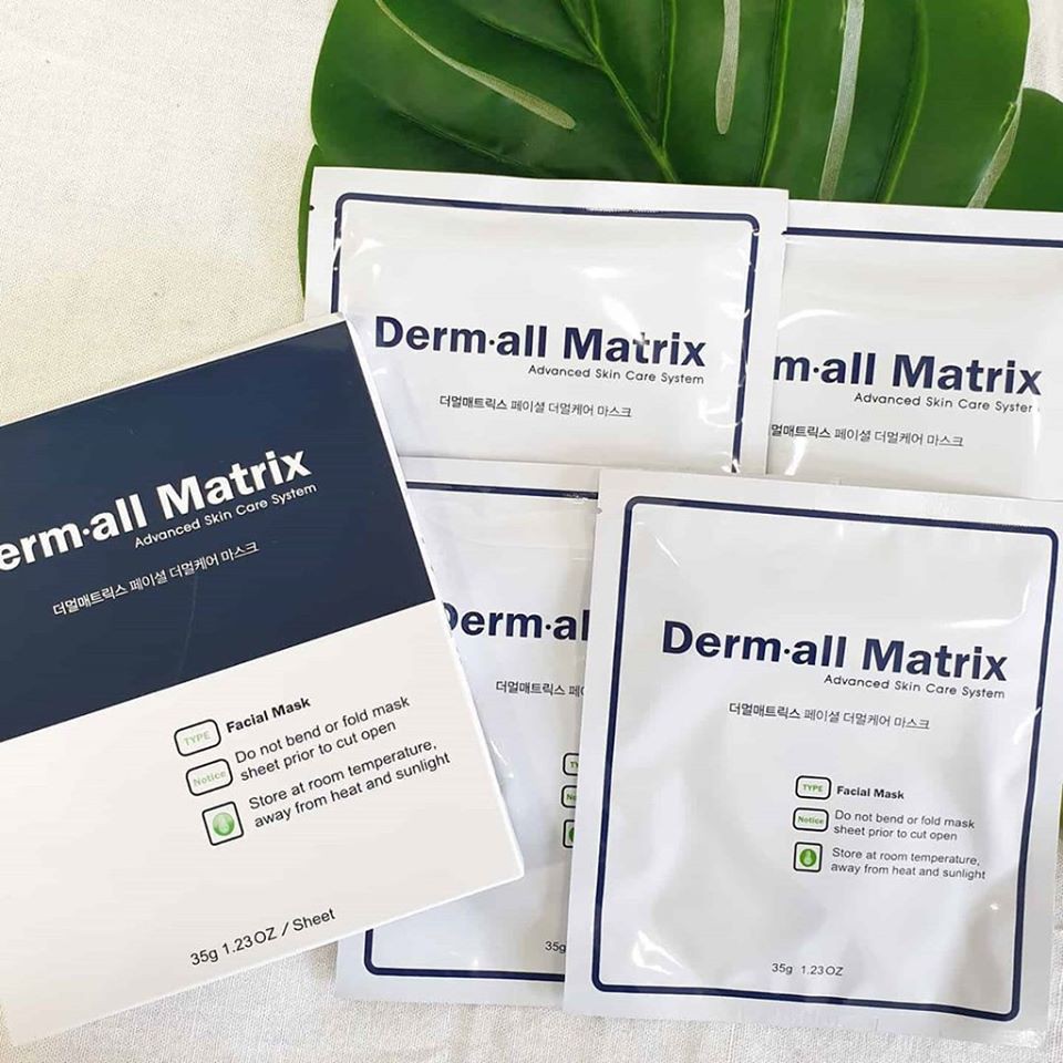 Mặt Nạ Dưỡng Trắng, Chống Lão Hóa Da Derm-All Matrix Mask 35g