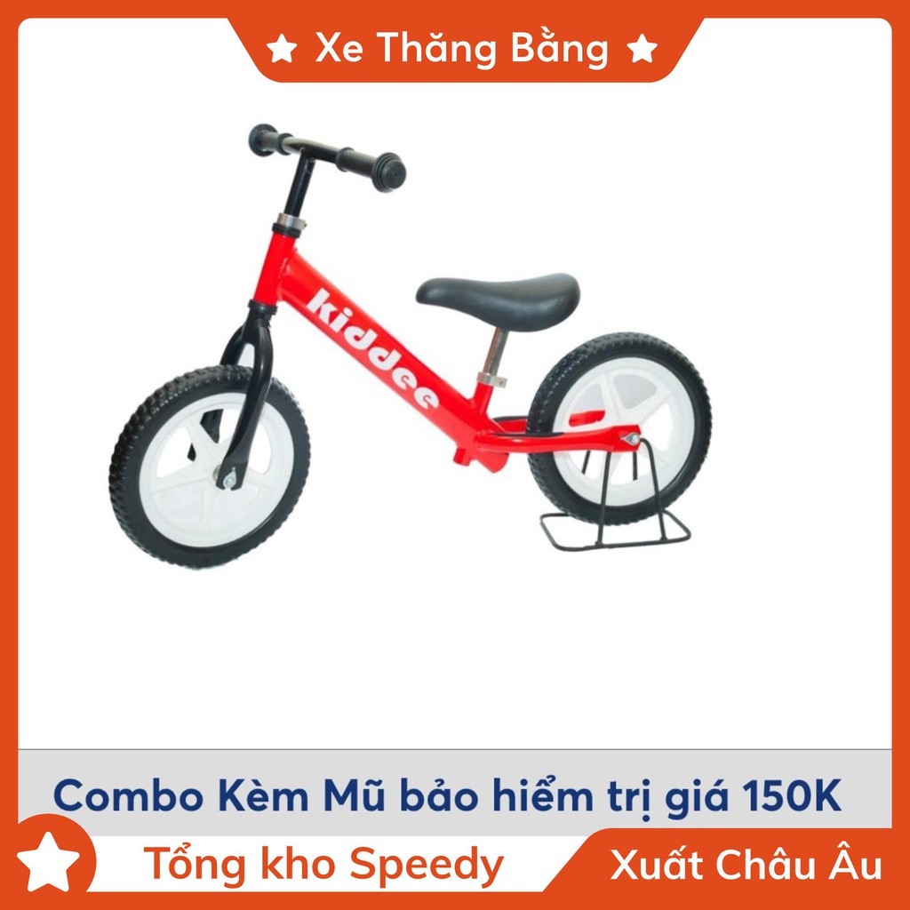 Combo Xe thăng bằng Kiddee + Mũ bảo hiểm - Đồ chơi vận động cao cấp cho bé