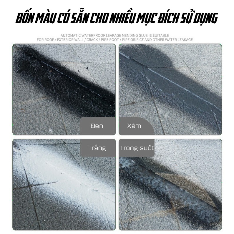 Chai Xịt Chống Thấm Nước, Chống Dột Cho Mái Nhà, Tường, Ống Nước, Sàn Nhà Cao Cấp 450ml DOKEY99