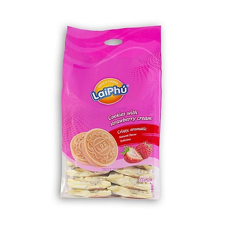 BÁNH LAI PHÚ FRENCH COOKIES KEM SẦU RIÊNG, KHOAI MÔN VÀ DÂU 350G