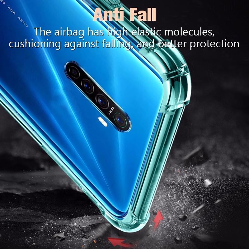 Ốp lưng mềm trong suốt chống sốc cho OPPO F5 F7 F9 F11 Pro A31 A15 A15S A52 A53 A33 A93 A32 A53S A54 A74 A5 A9 2020 A5S Reno 3 4 5 | BigBuy360 - bigbuy360.vn