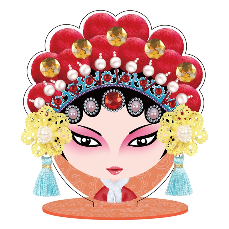 Youyo Bộ Gương Trang Điểm Kiểu Opera Truyền Thống Cho Nữ