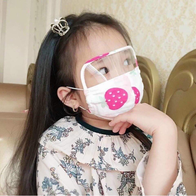 Khẩu Trang Vải Mặt Kính Cho Bé Trai, Bé Gái
