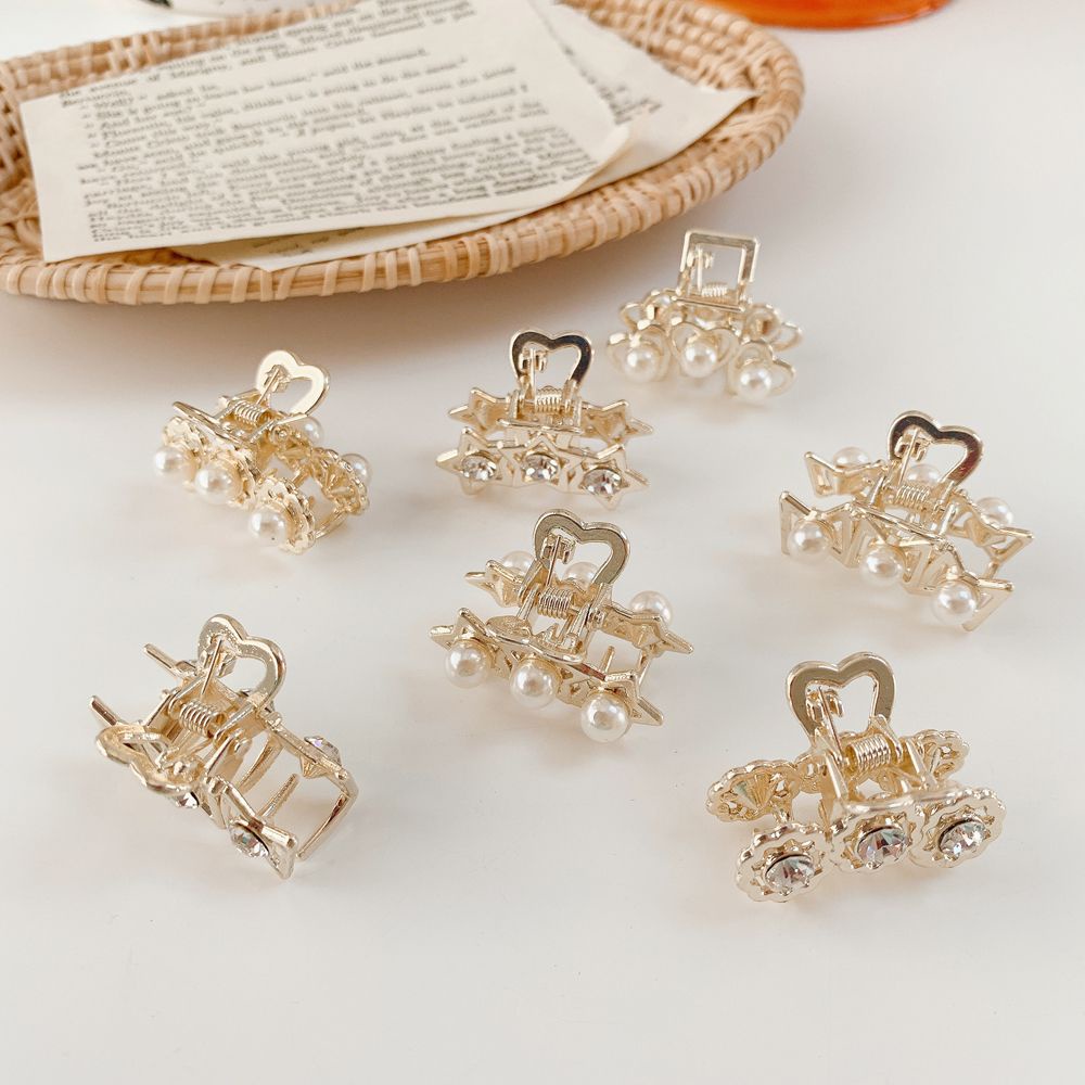 Kẹp Tóc Đuôi Ngựa Hình Học Phong Cách Hàn Quốc Thanh Lịch Cho Nữ