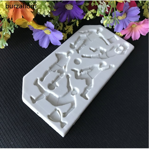 Khuôn bánh silicon tạo hình quả bóng đá