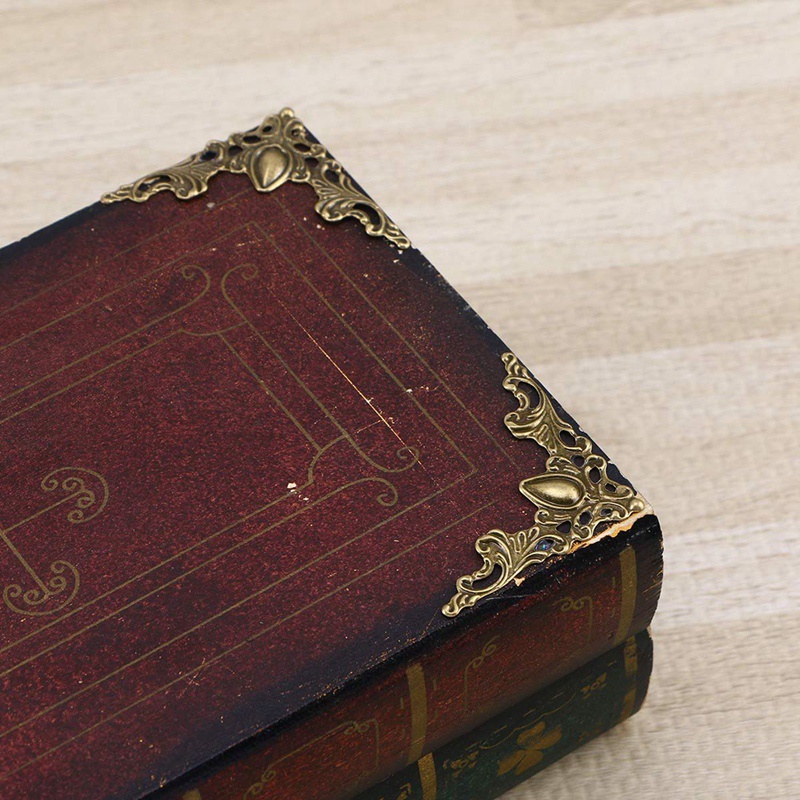 Set 24 Vỏ Bọc Góc Sách Bằng Kim Loại Phong Cách Vintage