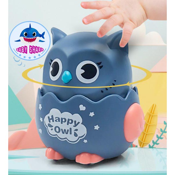 Đồ chơi chim cú mèo, ốc sên nhiều màu sắc chạy đà đáng yêu cho bé