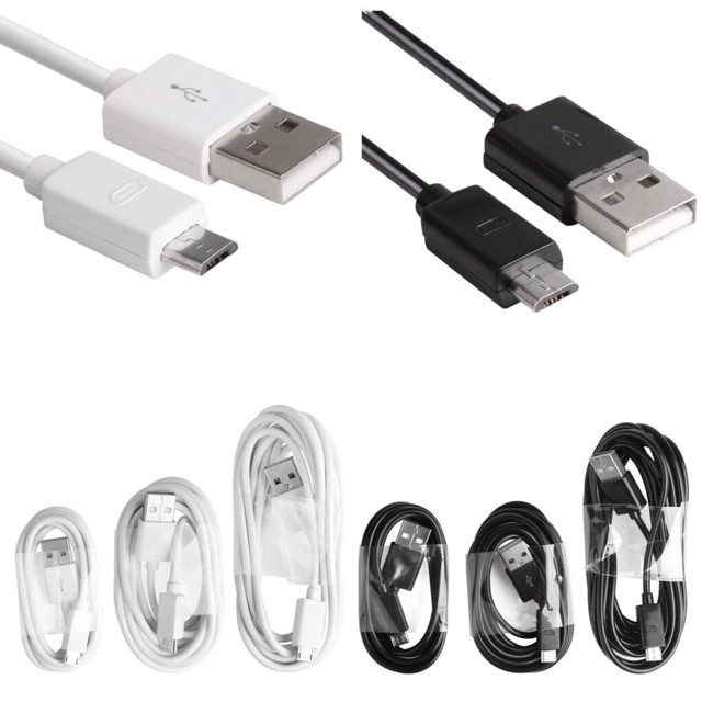 Dây Cáp Sạc Nhanh/Truyền Dữ Liệu Usb 1m 2m 3m Micro Usb Cho Android Huawei Samsung Xiaomi Vivo