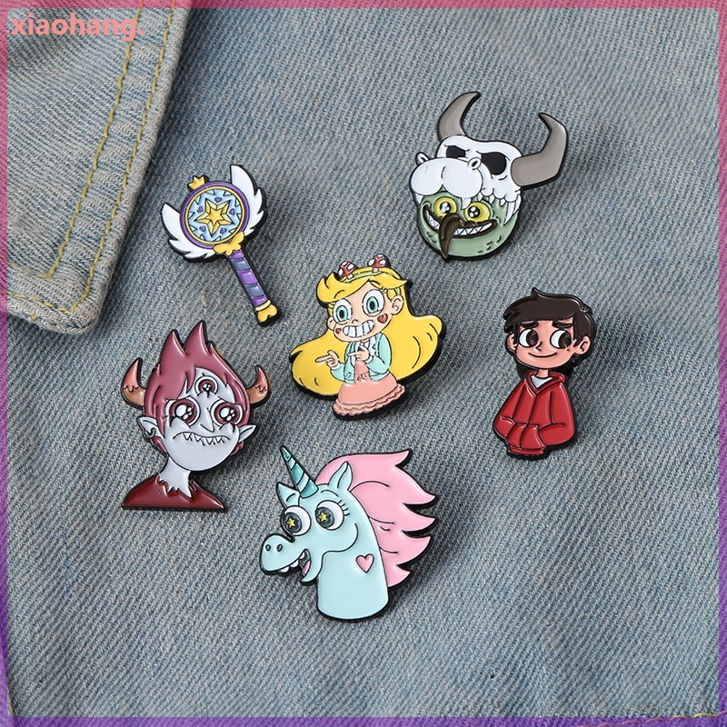 Ghim cài áo họa tiết hoạt hình dễ thương cho nam nữ