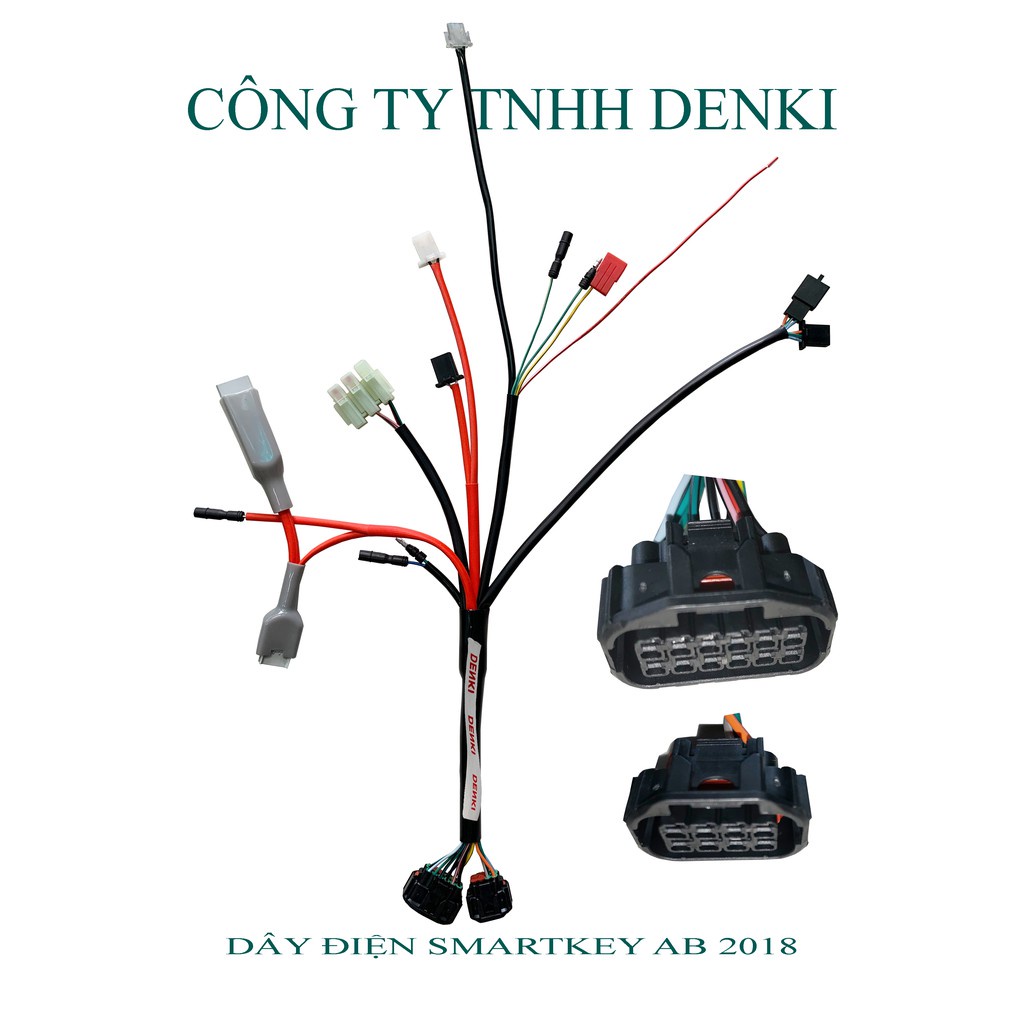 Dây Điện Smartkey xe máy Airblade 2018 DENKI