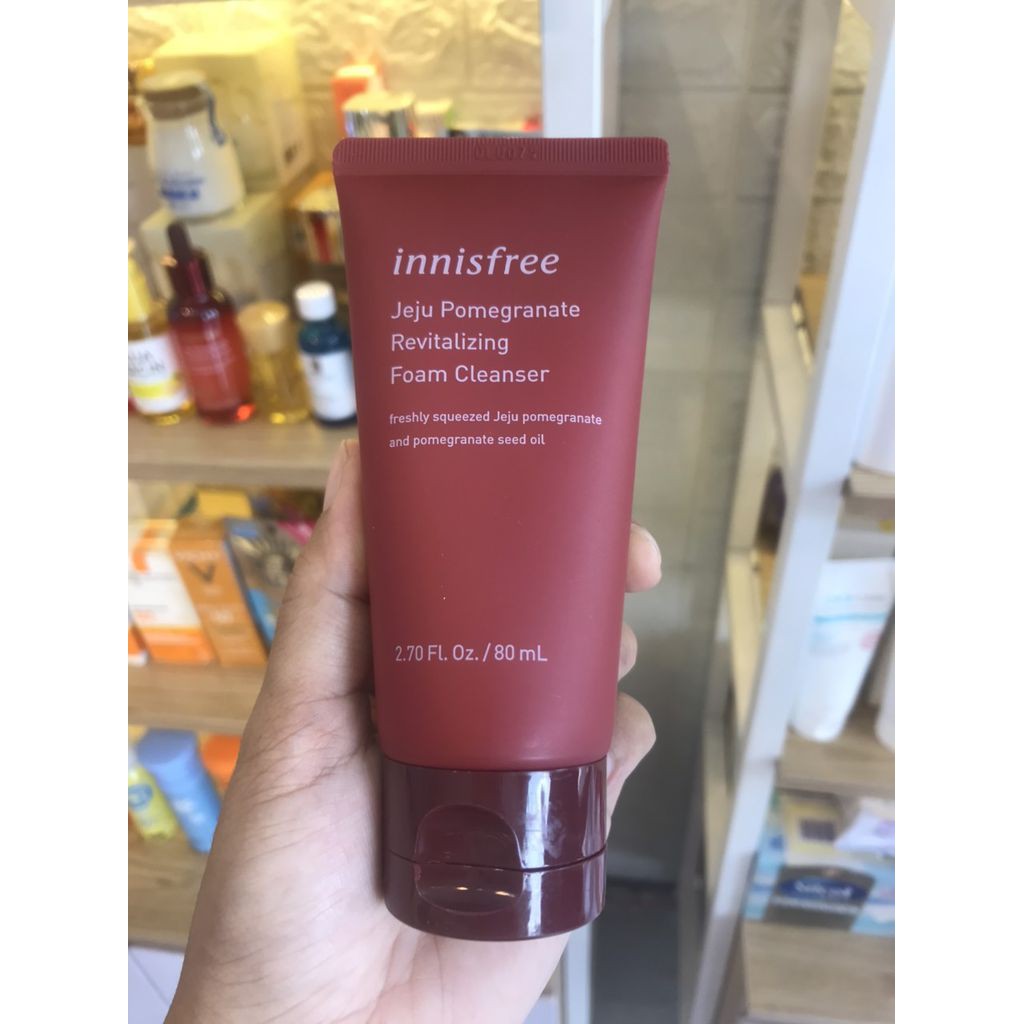 Sữa Rửa Mặt Tạo Bọt Làm Sáng Da, Ngăn Chặn Lão Hóa Chiết Xuất Từ Lựu Innisfree 80ml