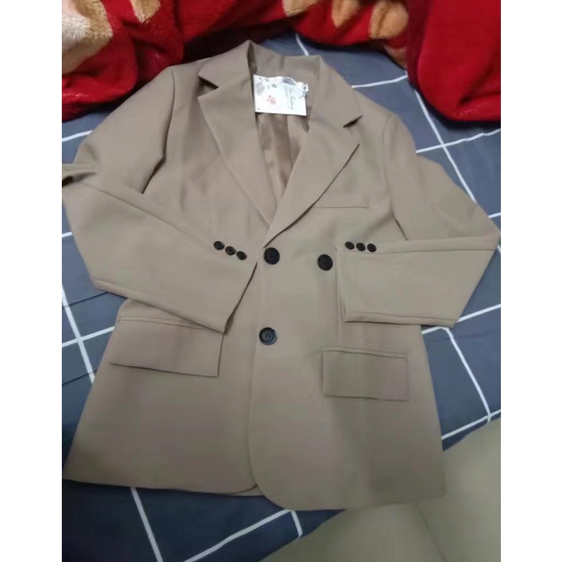 Áo Khoác Vest Xuân Thu Dáng Ôm Phong Cách Thời Trang Hàn Quốc Mới 2022 Cho Nữ nhân viên văn phòng tinh tế