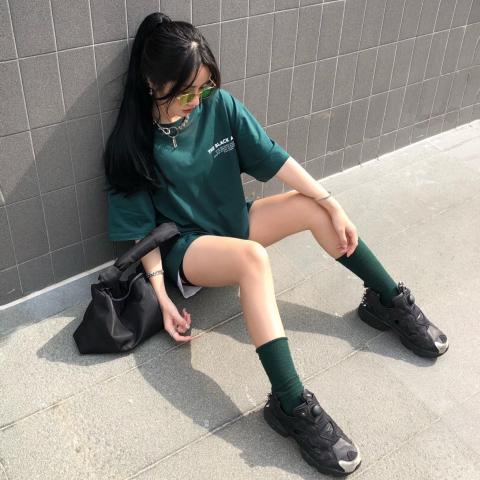 Áo Xanh Bộ Xương Hot Trend