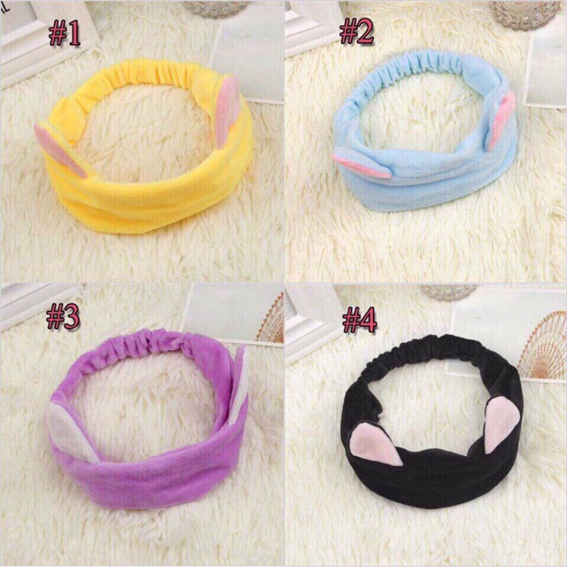 [FLASH SALE] - Băng Đô Tai Mèo Nhiều Màu Nhung Mềm Đáng Yêu | BigBuy360 - bigbuy360.vn
