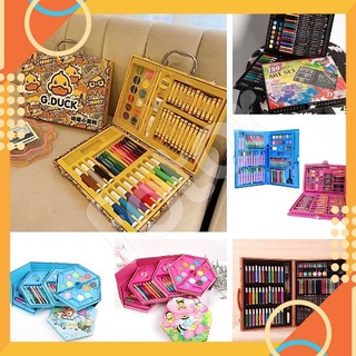 Hộp bút chì màu, tô màu 168 món, 150 món, 86 món, 67 món , 4 tầng xoay cho bé