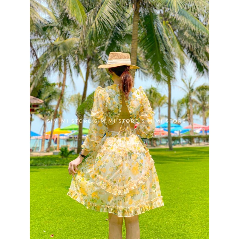 Đầm lông vũ hở lưng❤️FREESHIP ❤️