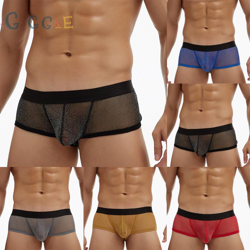 Underwear Breathable Comfortable Knickers Men\'s Pouch Bag See Through